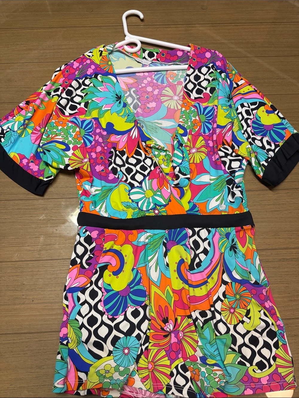 Trina Turk multicolor floral romper